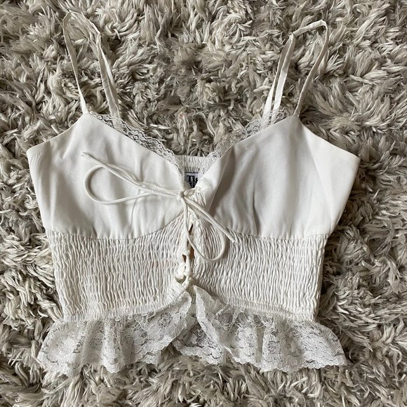 TigerMist White Bombay Top - Picture 1 of 3
